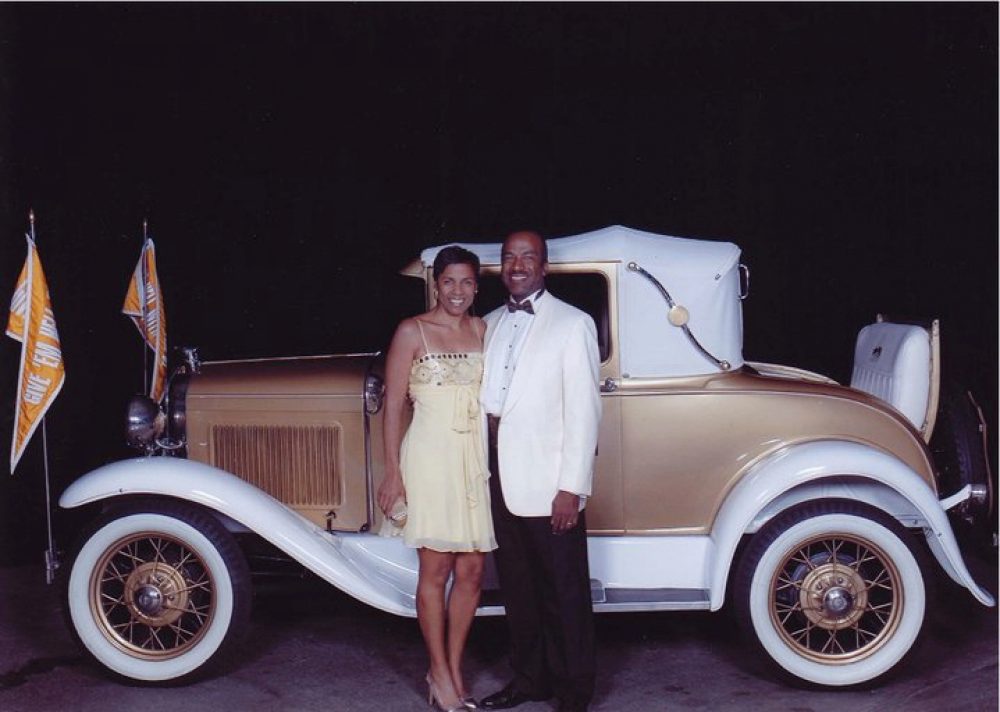 Dean Gary May with his wife, another GT alum, LeShelle May