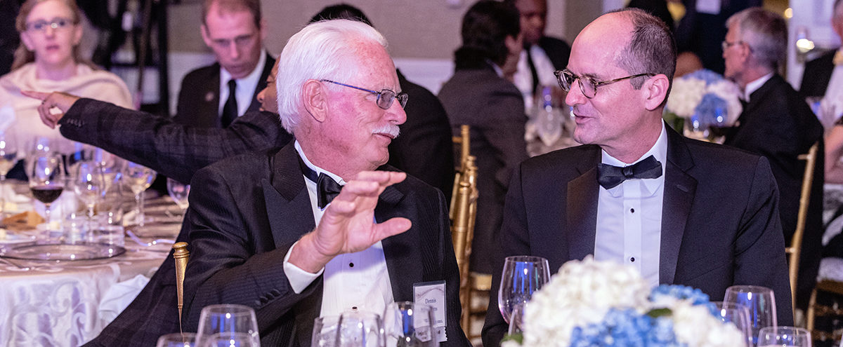 Dennis K. Williams and COE Dean McLaughlin
