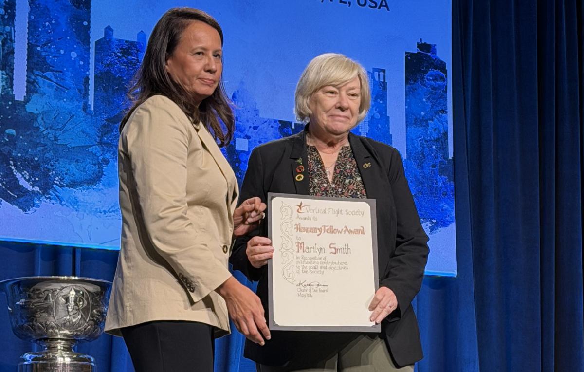 Marilyn Smith received the 2026 VFS Honorary Fellow Award