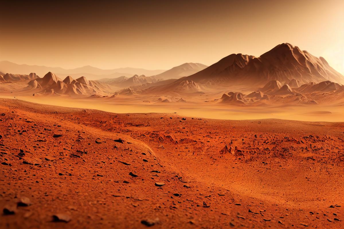Mars landscape